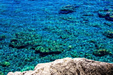 plaj ve kıyı şeridi Crete adasının görünümü