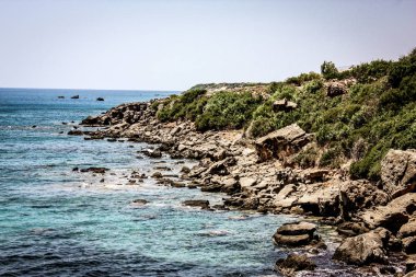  plaj ve kıyı şeridi Crete adasının görünümü