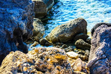 plaj ve kıyı şeridi Crete adasının görünümü
