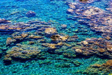 plaj ve kıyı şeridi Crete adasının görünümü