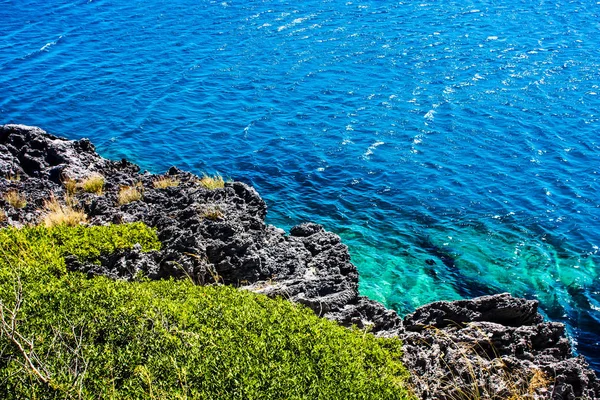 Vue Sur Plage Littoral Crète Île — Photo