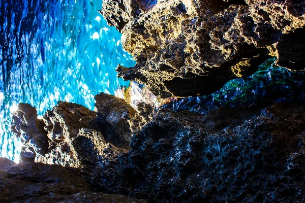 Vista Sulla Spiaggia Sulla Costa Dell Isola Creta — Foto Stock