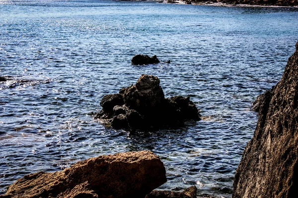 Över Stranden Och Kusten Kreta — Stockfoto