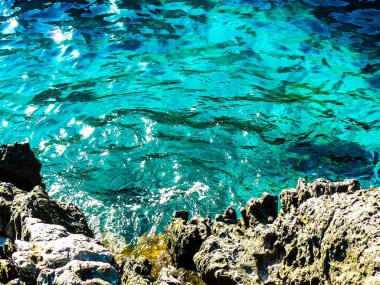 plaj ve kıyı şeridi Crete adasının görünümü