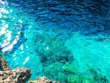 plaj ve kıyı şeridi Crete adasının görünümü