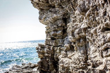 plaj ve kıyı şeridi Crete adasının görünümü