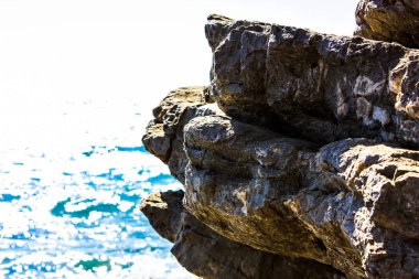 plaj ve kıyı şeridi Crete adasının görünümü