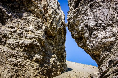 plaj ve kıyı şeridi Crete adasının görünümü