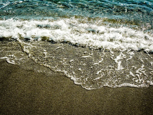 Vista Sulla Spiaggia Sulla Costa Dell Isola Creta — Foto Stock