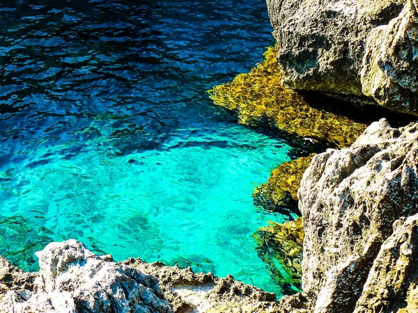 Vue Sur Plage Littoral Crète Île — Photo