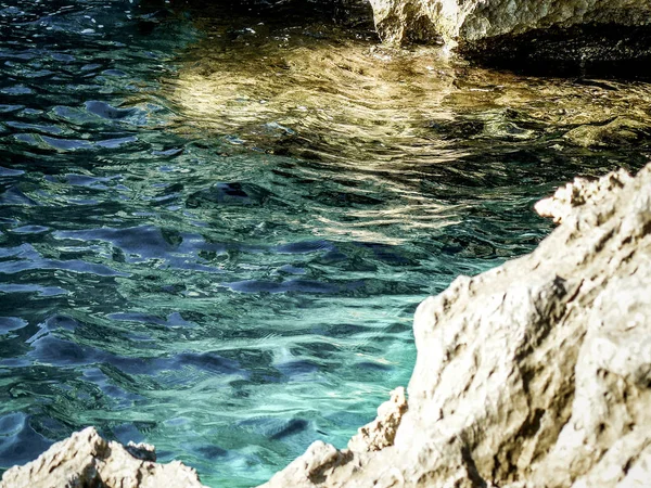 Vista Para Praia Costa Ilha Creta — Fotografia de Stock