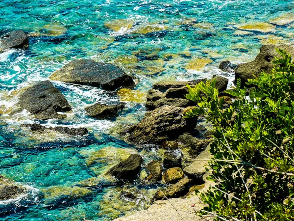 Vue Sur Plage Littoral Crète Île — Photo