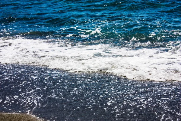 Vista Sulla Spiaggia Sulla Costa Dell Isola Creta — Foto Stock