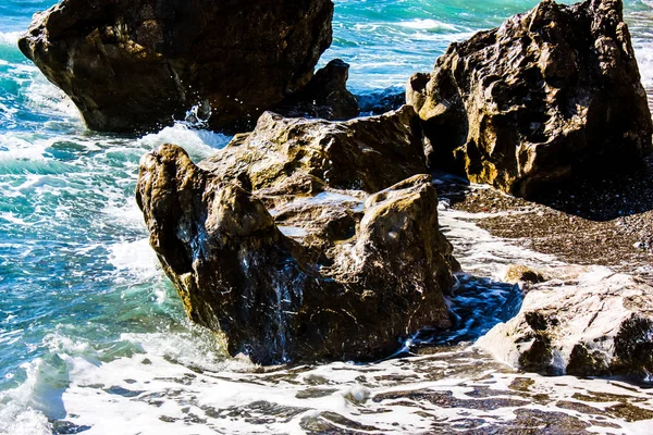 Vista Para Praia Costa Ilha Creta — Fotografia de Stock