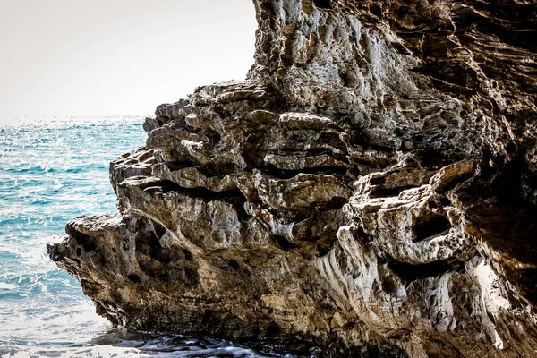 plaj ve kıyı şeridi Crete adasının görünümü