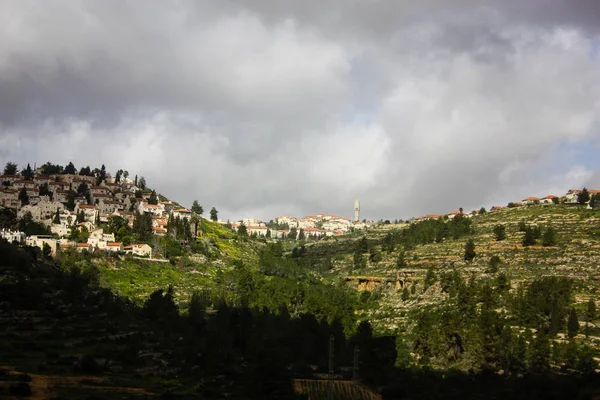 自然とイスラエルのエルサレムの周りの風景 — ストック写真