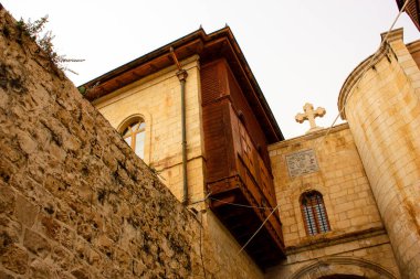 Eski Kudüs şehri, İsrail bir pencerede closeup