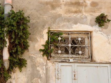Eski Kudüs şehri, İsrail bir pencerede closeup