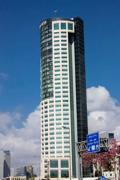 Tel Aviv City Srail Öğleden Sonra Binaların Görünümü — Stok fotoğraf