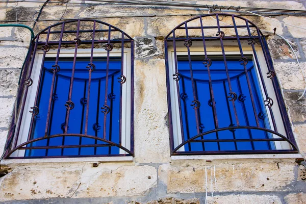 Closeup Ενός Παραθύρου Στην Παλιά Πόλη Της Ιερουσαλήμ Ισραήλ — Φωτογραφία Αρχείου