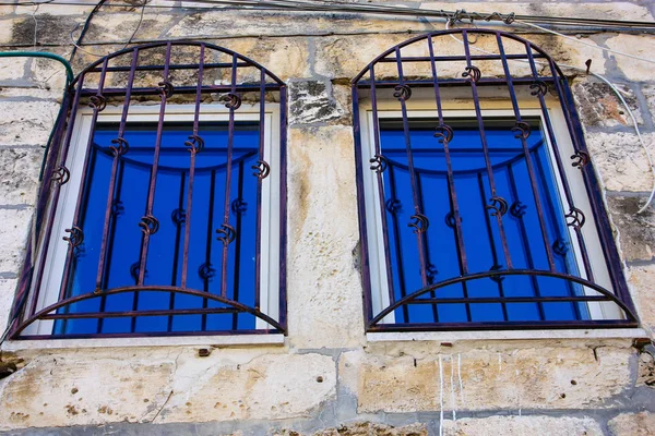 Fechar Uma Janela Cidade Velha Jerusalém Israel — Fotografia de Stock