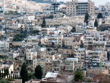 Kudüs'te İsrail panoramik manzaralı