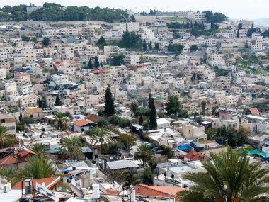 Kudüs'te İsrail panoramik manzaralı