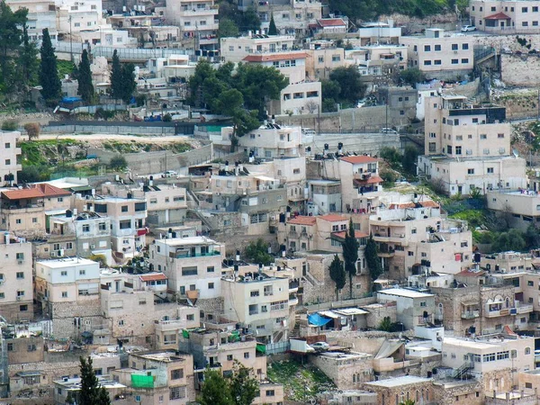 Vista Panorâmica Jerusalém Israel — Fotografia de Stock