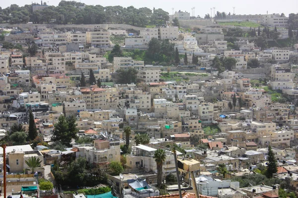 Vista Panorâmica Jerusalém Israel — Fotografia de Stock