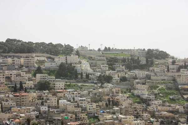 Πανοραμική Θέα Της Ιερουσαλήμ Στο Ισραήλ — Φωτογραφία Αρχείου