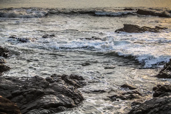 Wild Coastline Beach Southern India — Stock Photo, Image