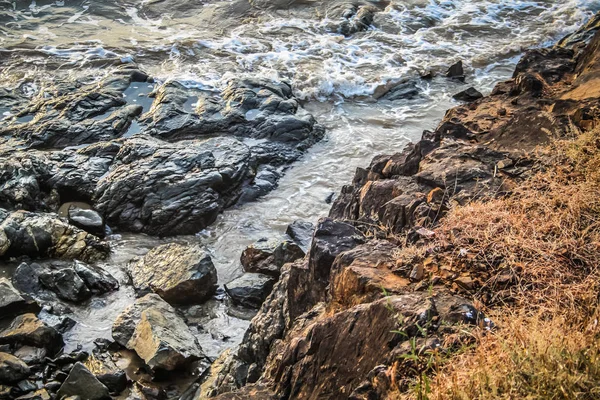 Wild Coastline Beach Southern India — Stock Photo, Image