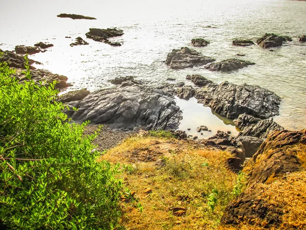Costa Selvaggia Spiaggia Nel Sud Dell India — Foto Stock