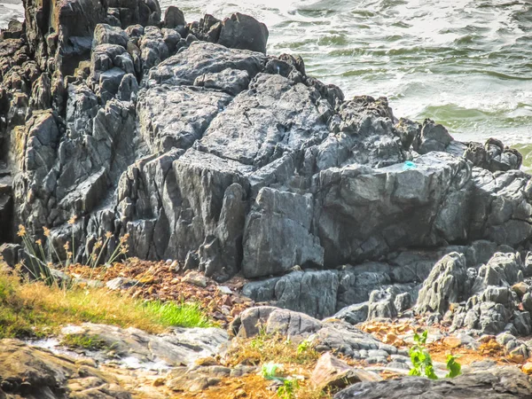 Wild Coastline Beach Southern India — Stock Photo, Image