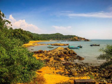 Doğa ve manzara Goa Güney Hindistan'da 