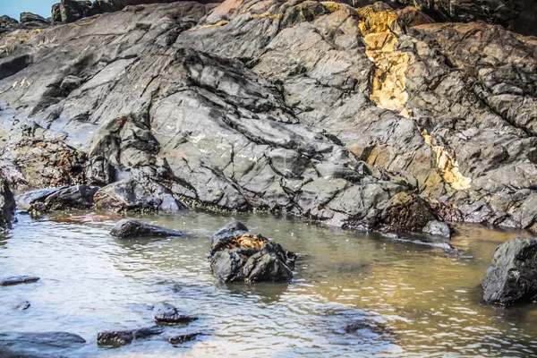 Wild Coastline Beach Southern India — Stock Photo, Image