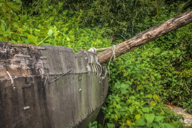 Balık tekne Güney Hindistan'da closeup