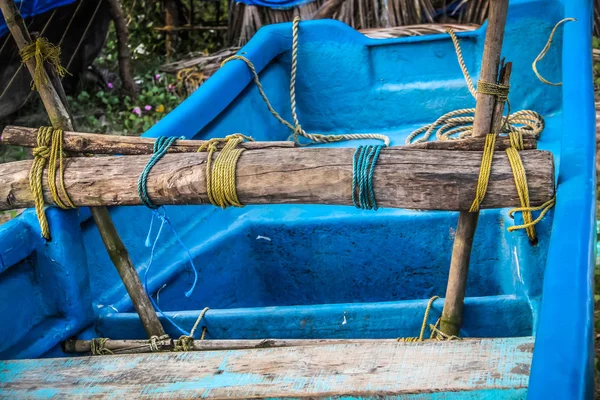 Primo Piano Della Barca Pesca Nel Sud Dell India — Foto Stock