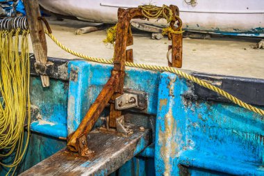 Balık tekne Güney Hindistan'da closeup