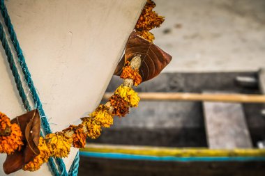 Güney Hindistan'da bir balık tekne closeup