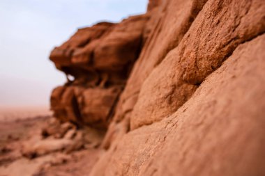 Ürdün çöl manzara görünümünü 