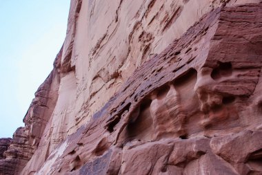 Ürdün çöl manzara görünümünü 