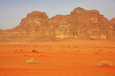 Ürdün çöl manzara görünümünü 