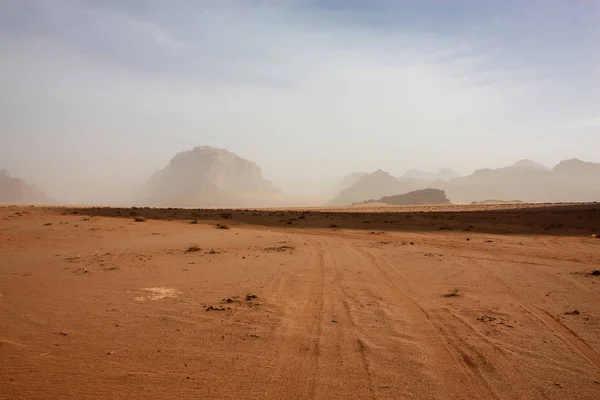 Vue Sur Désert Jordanien — Photo