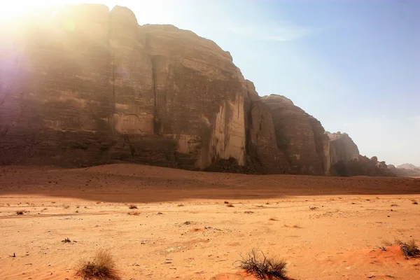 Vista Paisagem Deserto Jordânia — Fotografia de Stock