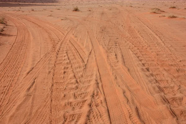 Vista Paisagem Deserto Jordânia — Fotografia de Stock