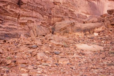 Ürdün çöl manzara görünümünü 