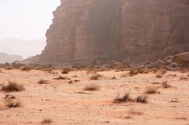 Ürdün çöl manzara görünümünü 
