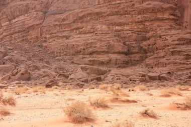 Ürdün çöl manzara görünümünü 