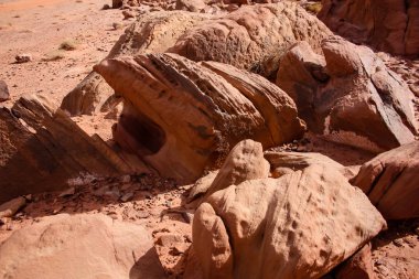 Ürdün çöl manzara görünümünü 